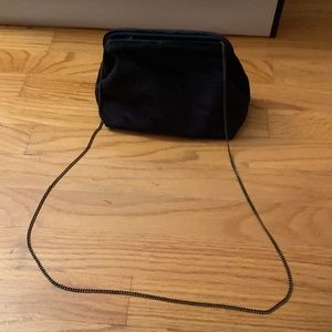 Black Suede Clutch